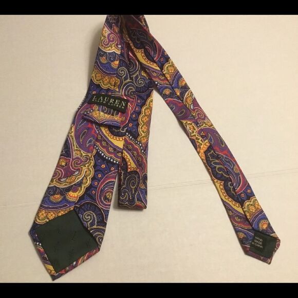 Ralph Lauren Men’s Neck Tie - Picture 2 of 3